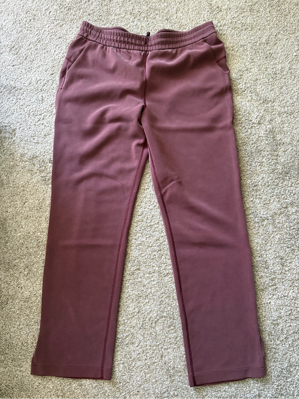lululemon athletica Softstreme Dusty Mauve Wide-Leg Pull-On Pants